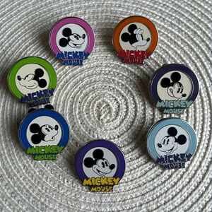 Mickey Head Pin Lot